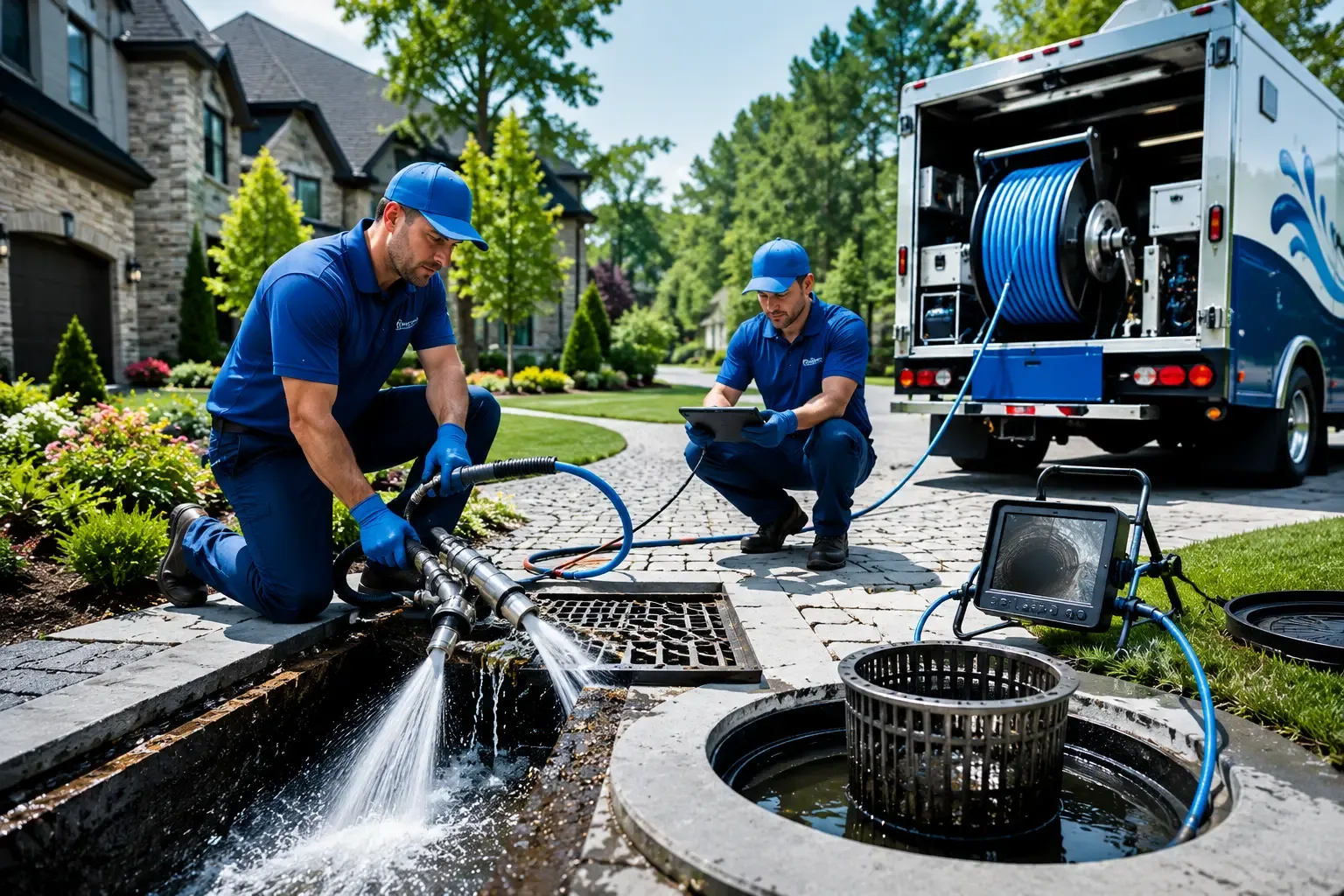Local outdoor drain cleaning professionals in Saxon, WI